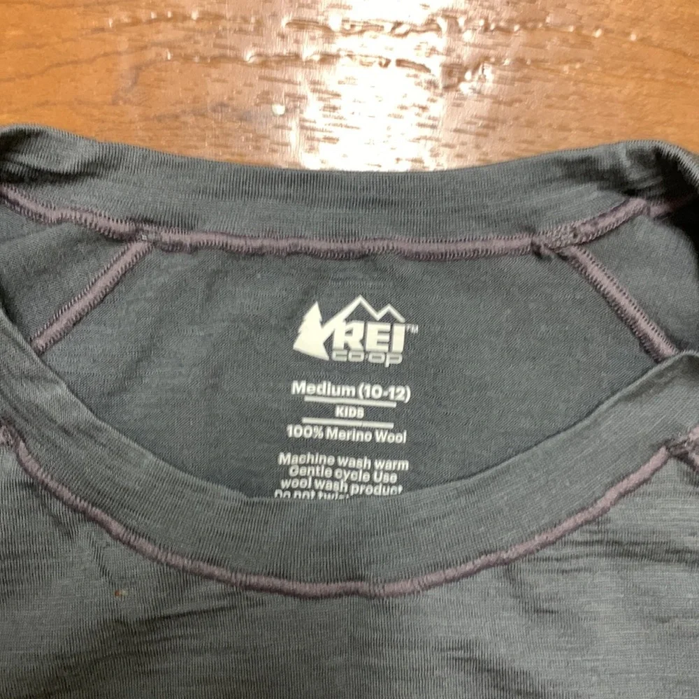 REI Merino Wool Long Sleeve Crew Neck Shirt